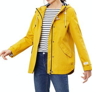LIKE NEW Joules Coast waterproof jacket in yellow
